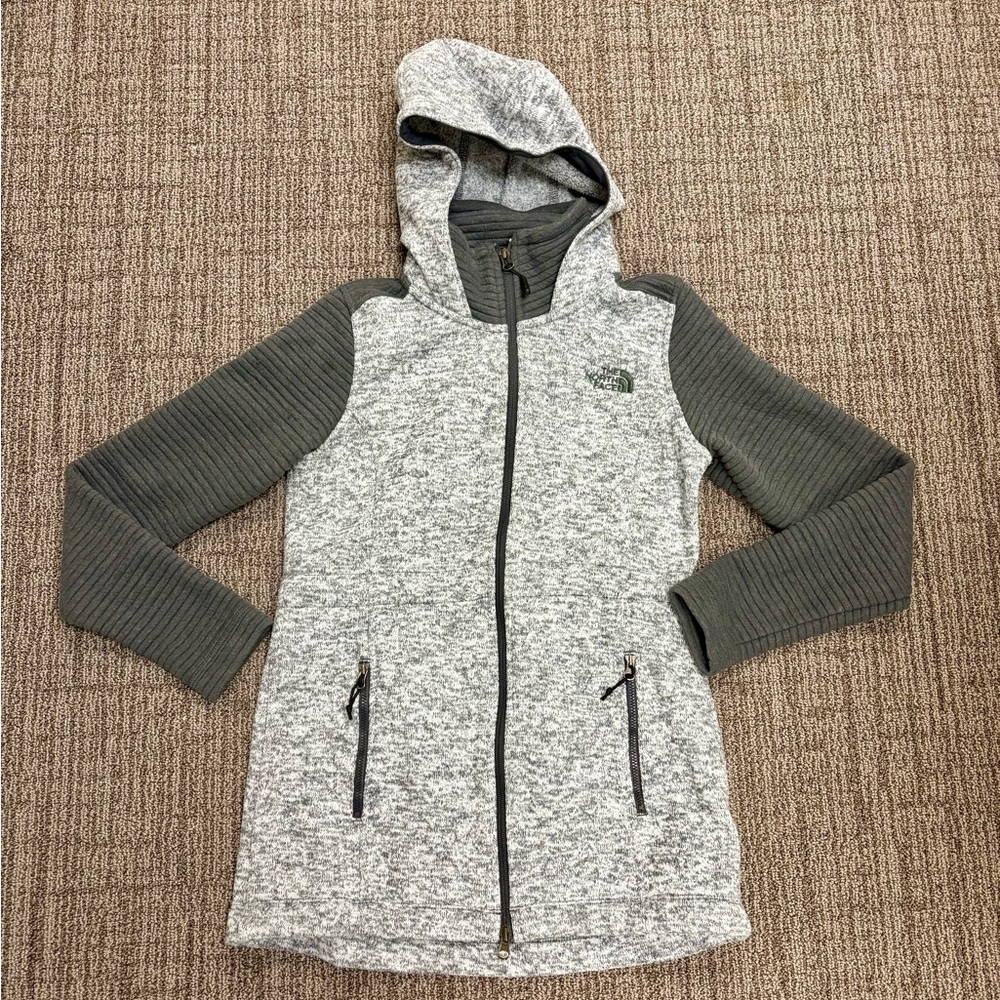The North Face Gray Women’s Hooded Fleece Jacket
